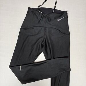 Nike Running High Rise Leggings Womens S Performance Reflective Swoosh